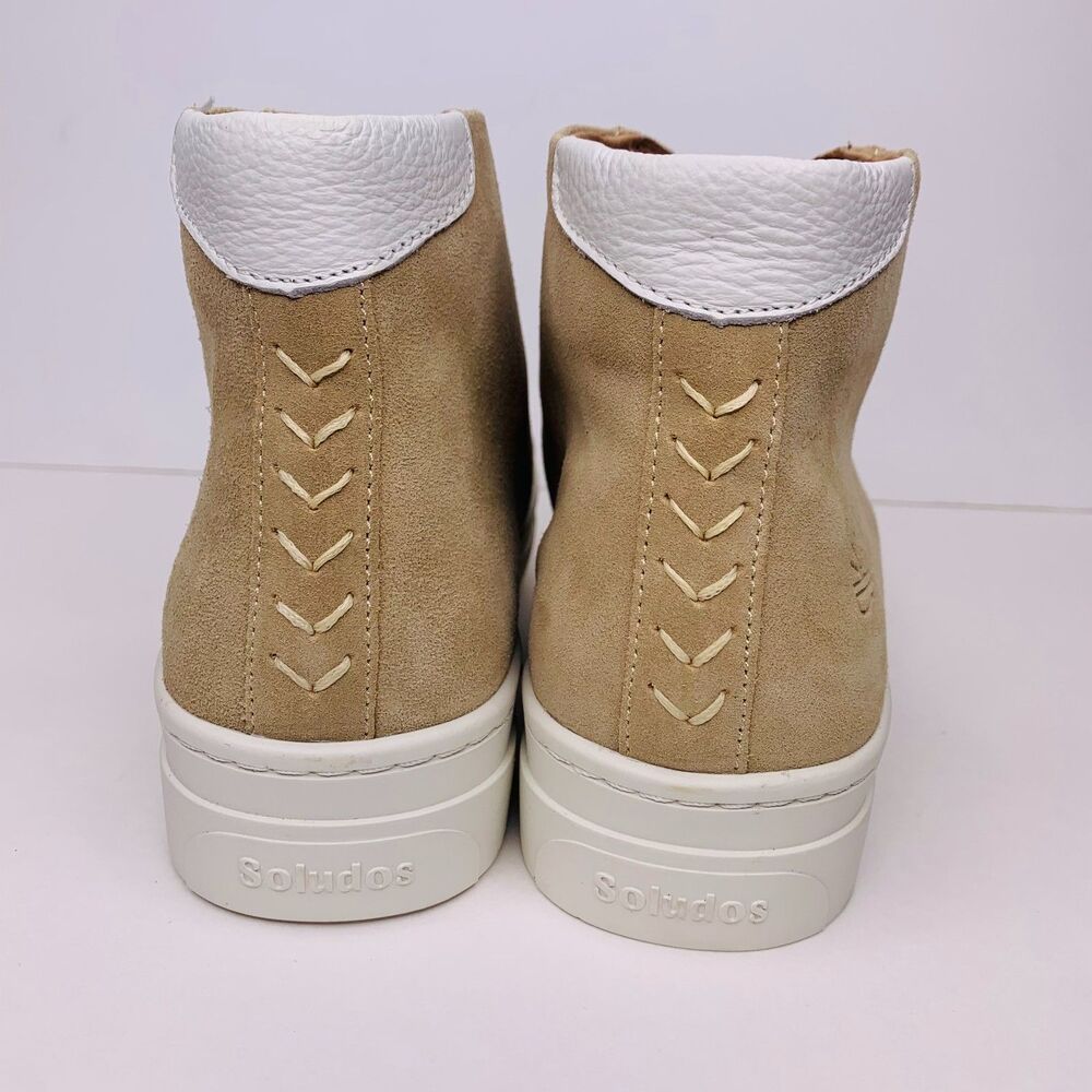 Soludos Ibiza‎ High Top Suede Sneakers Sand Size 8 NEW - Picture 5 of 11